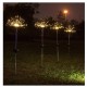 90/120 Leds High Brightness Ground Plug Solar  Lights Outdoor Lawn Fairy Lighting Lamp For Gardens Courtyards Weddings Decoration 90 lights, 4 colors