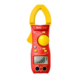 ANENG St170 Clamp Meter Digital Multimeter 500A AC Current AC DC Voltage Tester 1999 Counts Capacitance Ncv Ohm Detection Yellow Red
