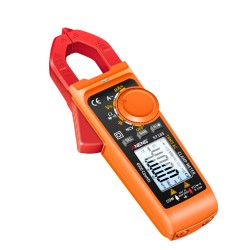 ANENG St185 Digital Clamp Meter Multimeter 4000 Counts Auto-ranging Tester AC DC Voltage Current Detection Pen Orange Red
