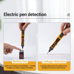 ANENG VD806 AC/DC Voltage Detector Electric Non-contact Pen Tester Yellow
