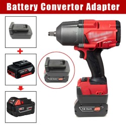 Battery Adapter Compatible for Bosch 18v-li-ion Battery Converted Black