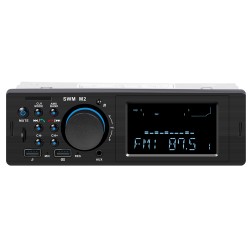 Cars Radios SWM M2 Cars Stereos MP3 Music Player FM Radio Bluetooth USB TF AUX Head Unit BT Music Player Black