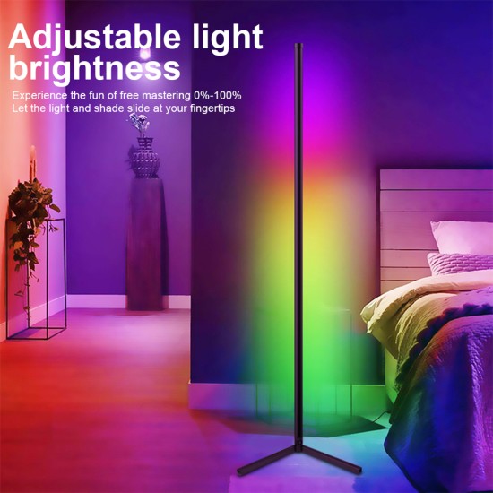 Corner  Floor  Lamp Rgb Color Changing Light 360 Degree Illumination Led Modern Standing Lamp 150CM USB interface