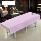 Cotton Fashion Beauty Salon Body Spa Massage Table Cloth Bed Cover Sheet with Face Hole Pure Color Pink_80 * 190cm
