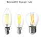 E14 LED Filament Bulb Retro Edison Glass Bulb for Home Ceilling Decoration C35/C35L/G45