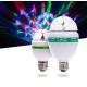 E27 3W 100-240V Colorful Auto Rotating RGB LED Bulb Stage Light Party Lamp Disco for  Party Festival Wedding Decoration