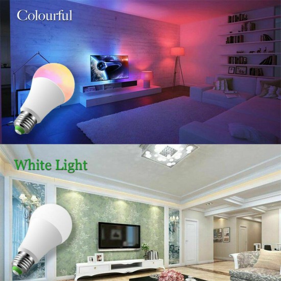 E27 3w RGB LED  Bulb 16-color Color-changing Light 4-level Brightness Adjustable Remote Control Smart-Bulb For Bars Ktv Stage 3W remote control version