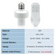 E27 Lamp Holder Wireless Remote Control Stable Performance Light Bulb Cap Socket Switch Screw Kit 110v