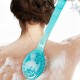 Exquisite Long-Handle Back-Rubbing Brush Bathing Massage Brush Banister Bathing Tool blue_36.5 * 7 * 3cm