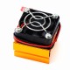For HSP/HPI Himoto Redcat 540 3650 3660 3670 Motor Heat Sink Cover w/ Cooling Fan Heatsink RC Parts Brushless black