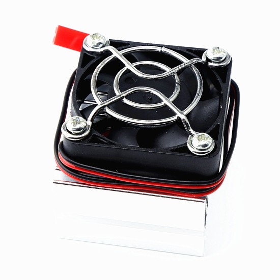 For HSP/HPI Himoto Redcat 540 3650 3660 3670 Motor Heat Sink Cover w/ Cooling Fan Heatsink RC Parts Brushless black