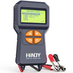 Hn108 Car Battery Tester 12v Auto Battery Load Test Charging Cranking Analyzer LCD Display Digital Tester Purple Blue