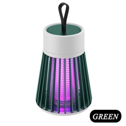Household Mosquito Killer Fast Effective USB Indoor Outdoor Electric Shock Mosquito Trap Green Rechargeable