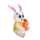 Inflatable Rabbit Model 1.5m With Lights Glowing Holiday Decoration Props For Easter U.S. plug