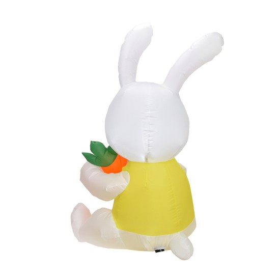 Inflatable Rabbit Model 1.5m With Lights Glowing Holiday Decoration Props For Easter U.S. plug