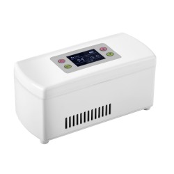 Insulin Fridge Portable Intelligent Car Mimi Rechargeble Cooler Medicine Storage Box white