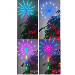 Intelligent Symphony RGB Firework-Lamp 3 Control Methods Bluetooth-compatible Led Strip Lights For Indoor Holiday Decorations