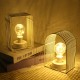 Iron House Shape Bulb LED Copper Wire Decoration Night Light Room Layout Decor Warm White