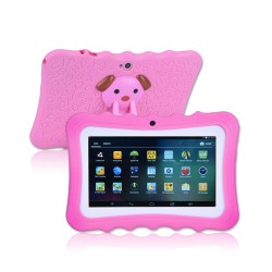 Kids Tablet 7-inch Android 4.4 1024x600 HD Screen Quad Core CPU Wireless Wi-Fi Dual Camera Tablet Blue