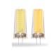 LED Light Bulb 220V 4W/2.5W COB G9 G4 Crystal Lamp Chandelier for Home G9 warm white