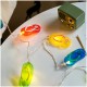 LED String Light Outdoor Holiday Bar Wedding Decoration Waterproof Slippers Lamp Warm white 1.8m small slippers