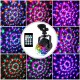 Led Disco  Ball  Light, 15 Colors Sound Activated Party Light With Remote Control, Colorful Lighting Lamp For Family Gatherings Dance Halls 15 colors black