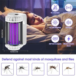 Led Electric Mosquito Killer Indoor Outdoor Safe Harmless Catcher Lamp Mosquito Trap USB charging