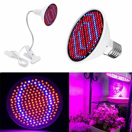Led Grow Light Energy Saving Growing Lamp Promoting Plant Growth For Indoor Plants Hydroponics Grow Lig + US clip