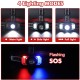 Led Headlamp USB Rechargeable Outdoor Zoom Sensor Strong Light Flashlight for Camping Adventure T009 White Ligh