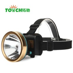 Led Headlight Rechargeable Battery Head Torch 30W Outdoor Fishing Lighting Black single + color box built-in battery without charger