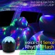 Led Rotating Disco Ball Lights Portable Colorful Usb Rechargeable Ambient Light Led Stage Light Night Lamps D33-2