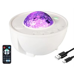 Led Starry Sky Projector Lamp Colorful Usb Stage Night Lights with Bluetooth Music Speaker Northern Lights