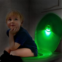 Led Toilet Night Light Energy Saving Bathroom Motion Activated Sensor Lamp