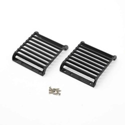 Metal Light Guards for TRX4 Land Rover Defender Traxxas T4 TRX-4 Simulation Grille Protective Lampshade black