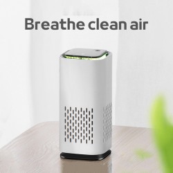 Mini Car  Air  Purifier Smart Home Anion Purifier Negative Ion Filter For Removing Vocs Dust Peculiar Smell Cigarette Smoke White