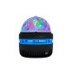 Novelty USB Charging RGB Projector  Lamp Automatically Rotating Led Night Light For Home Children Bedroom Decoration Magic Lights Black crystal