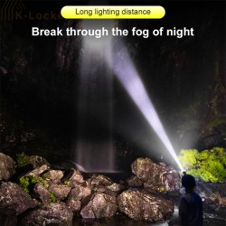 Outdoor Clip Cap Light Portable Waterproof USB Charging Smart Sensor Head Lamp Fishing Flashlight