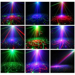 Party Lamp Disco Party 128 Lights Stage Lights Strobe LED DJ Indoor Сolored  Dance Bulb Lamp USB plug-in model