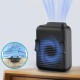 Portable 3 Modes Adjustable Fan for Outdoor Waist Neck Hanging Battery Powered black_77 * 36 * 110mm
