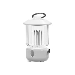 Portable Mini Kerosene Lamp Humidifier Home Creative Retro Night Light with Handle Multifunctional White