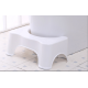 Potty Help Prevent Constipation Bathroom Toilet Aid Squatty Step Foot Stool for Elderly Children Pregnant Women White_40x26.5x17cm;white