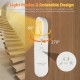 Sb Rechargeable Wireless Motion Sensor  Light Led Night Light Wall Cupboard Closet Light Black Shell - White Light