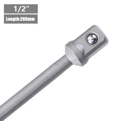Socket Adapter Extension Hexagonal Shank to Square Socket Electric Wrench Extension Converter Sockets 12.7mm