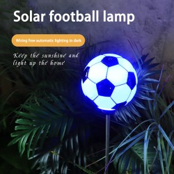Solar Ground Lights Waterproof Buried Lamp World Cup Park Football Landscape Lighting