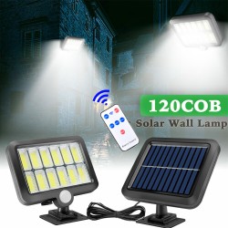 Solar Led Street Light 9000lm Adjustable 3 Modes IP65 Waterproof Pir Motion Sensor Lamp