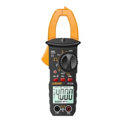 St180 Digital Clamp Meter Ac Current 4000 Counts Multimeter Ammeter Voltage Tester Yellow