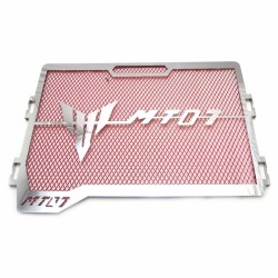 Stainless Steel Motorcycle Radiator Grille Guard for YAMAHA MT-07 MT07 14-18 red