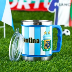 Stainless Steel Mug Cup 2022 Football World Cup Water Cup Fans Souvenir Gifts for Coffee Tea Soup Argentina