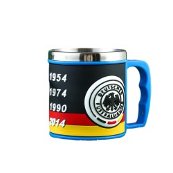 Stainless Steel Mug Cup 2022 Football World Cup Water Cup Fans Souvenir Gifts for Coffee Tea Soup Brazil
