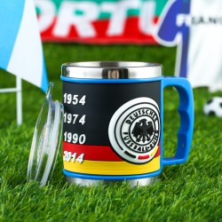Stainless Steel Mug Cup 2022 Football World Cup Water Cup Fans Souvenir Gifts for Coffee Tea Soup Germany